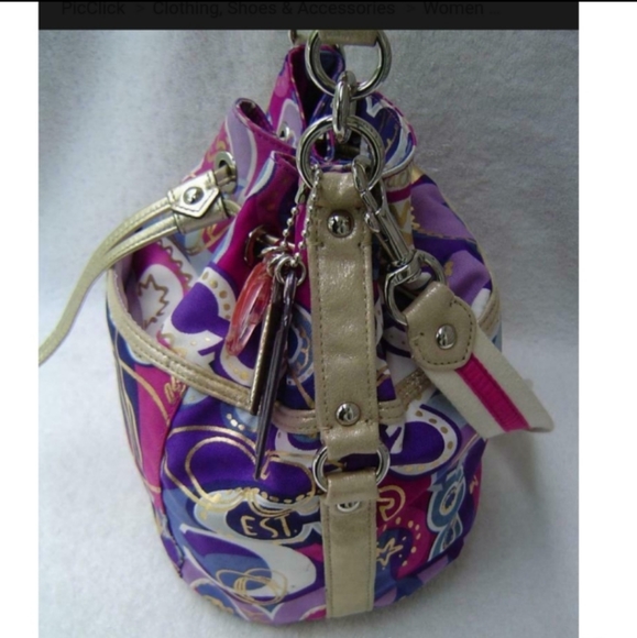 🦋Sale 🌺the Price is Firm Coach poppy - Picture 3 of 12